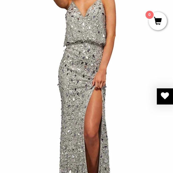 Sherri Hill Dresses & Skirts - Sherri hill silver dress